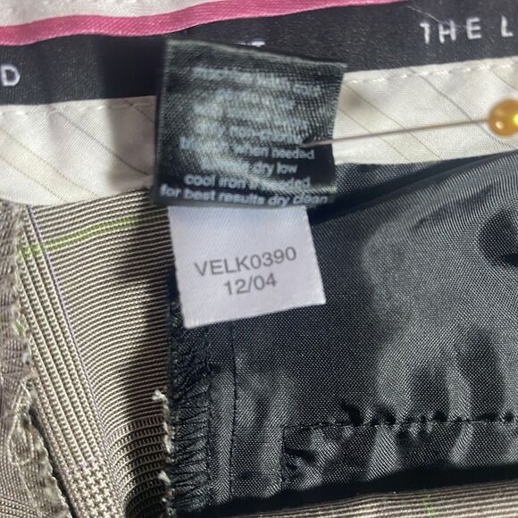 Vintage THE LIMITED Drew Fit Pants Low Rise Flare Stretch Plaid Womens 10 Brown - Picture 8 of 10